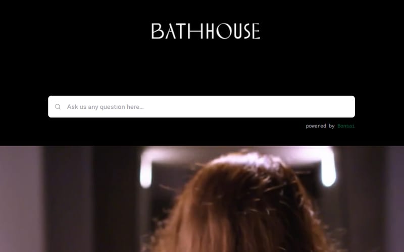 A Bathhouse — Spa and wellness