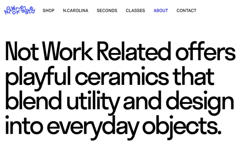 Not Work Related — Lifestyle retail